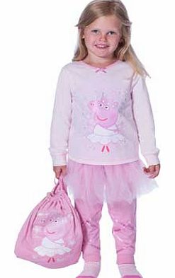Peppa Pig Girls Pink Nightwear Set - 2-3 Years
