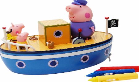 Peppa Pig Muddy Puddle Bathtime Boat