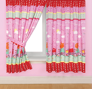 `olka Dot`66 inch x 54 inch Curtains