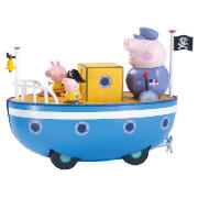 Pig On Grandpa Pigs Boat