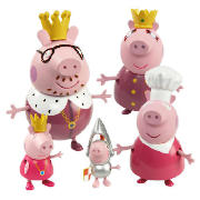 Peppa Pig Princess Peppas Royal Family Figures