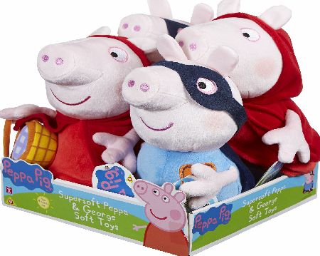 Peppa Pig Supersoft 10`` Soft Toy Assortment