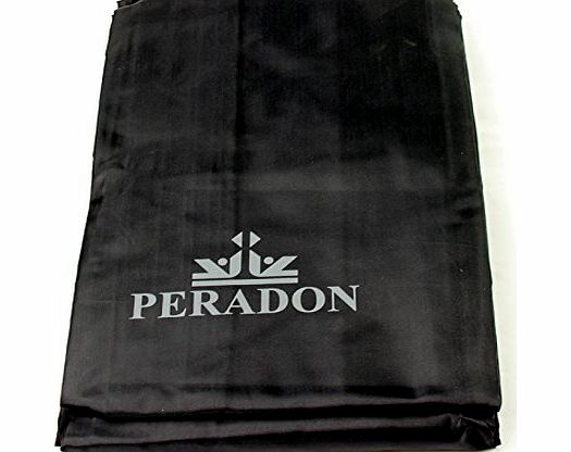 Fitted Black Peradon 12ft Snooker Table Dust Cover