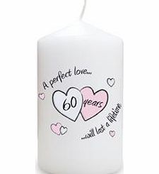 Love Diamond Anniversary Candle