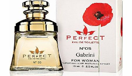 Perfect No5 Flower Perfume similar to `` Kenzo Flower `` Perfume Eau De Toilette by Gabrini - 75 ml.