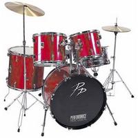 Performance Percussion Drum Kit in Red