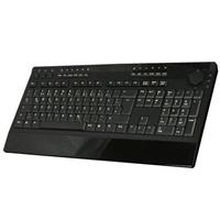 PERIBOARD - 307H Black Multimedia Keyboard USB (Built in 2 Port USB Hub)