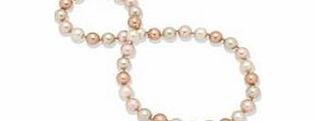 1cm silver Tahitian pearl necklace