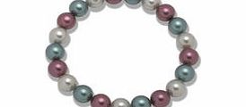 1cm tri-tone Tahitian pearl bracelet