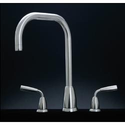 4878CP Contemporary Collection Titan Three Hole Mixer Tap With Rinse Option