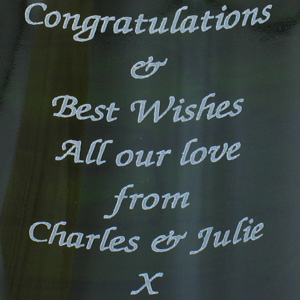 personalised 10th Wedding Anniversary Champagne