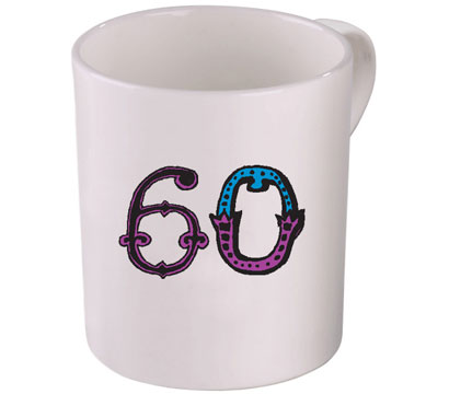 60th Birthday Bijoux Large Mug
