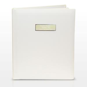 Personalised Album with sleeves - Gold Plaque