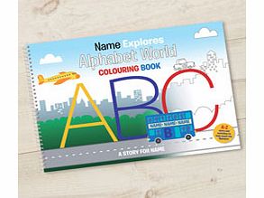 Personalised Alphabet Colouring Book