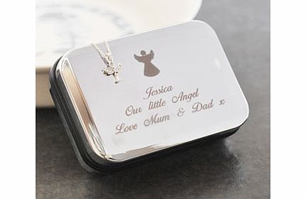 Personalised Angel Necklace in a Gift Box