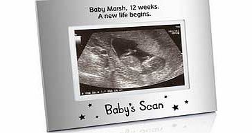 Personalised Baby Scan Frame