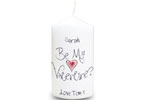 personalised BE MY VALENTINE Candle