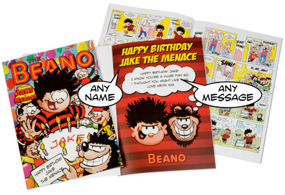 Personalised Beano Comic Book - Softback