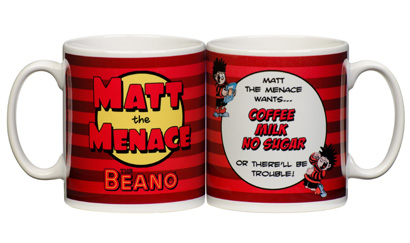 Personalised Beano Mug - Therell Be Trouble