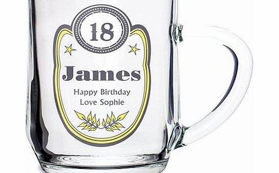 Personalised Birthday Age Tankard