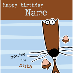 Birthday Card - Youre The Nuts