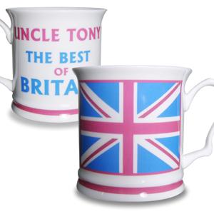 Personalised Blue and Red Best of British
