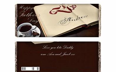 Personalised Book Illustration Chocolate Bar