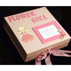 personalised Bridal Party Memory Box Flower Girl