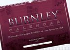 personalised Burnley Football A3 Calendar