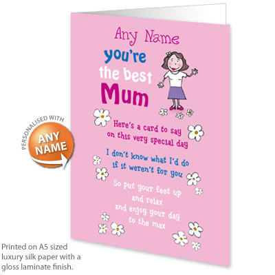 personalised Card - Birthday Mum