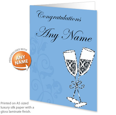 Card - Champagne Congratulations
