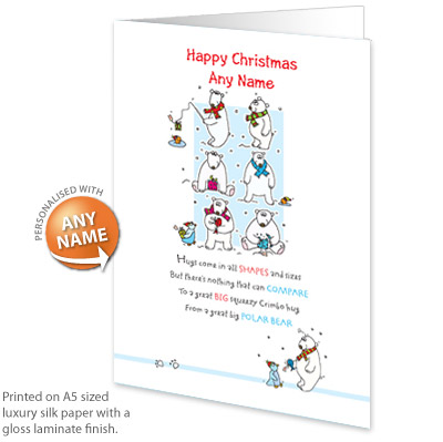 Card - Christmas Polar Bears