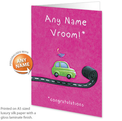 Card - Congratulations Vroom!