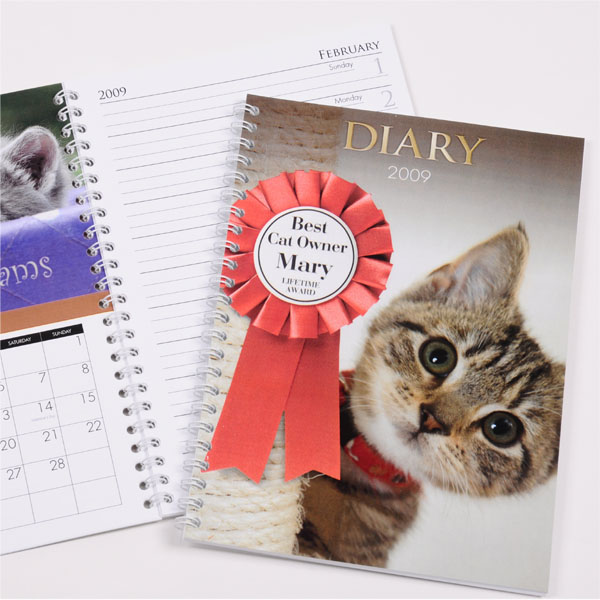 personalised Cat Diary