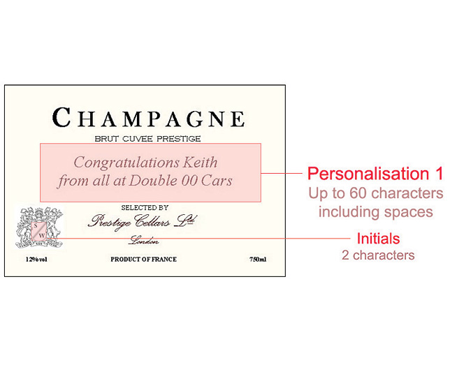 Personalised Champagne - Case of 12