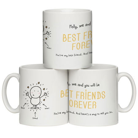 Personalised Chilli and Bubbles Mug - Best Friend