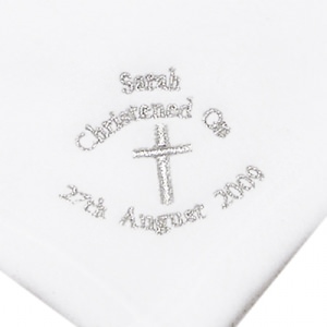 Christening Present - Cross Blanket