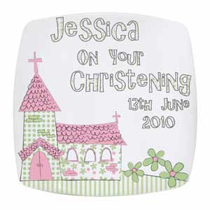 Church Message Plate (Pink)