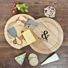 Couples Cheese Board Set