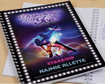 Personalised Dancing on Ice Notebook - A5