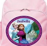 Personalised Disney Frozen Pink Back Pack