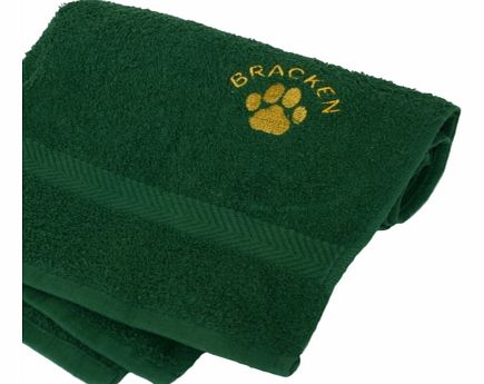 Personalised Dogs Name Towel 3801CX