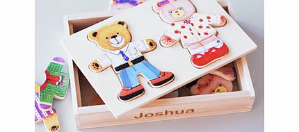 Dress Up Bears Wooden Puzzle