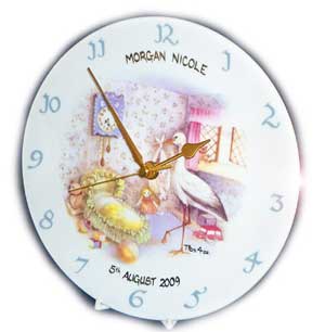 Personalised Early Days Birth Clock