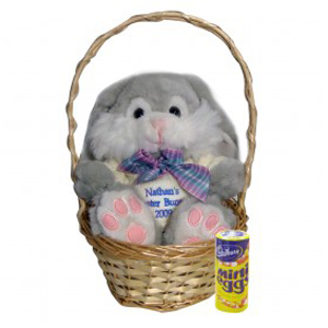 Easter Bunny Basket With