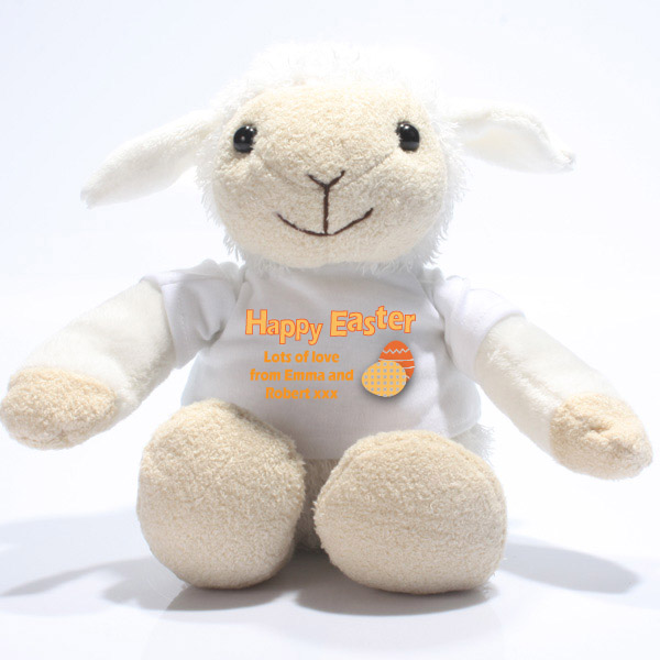 Personalised Easter Lamb Soft Toy