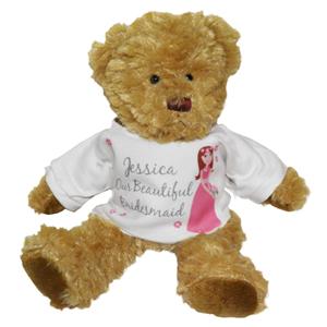 Personalised Fabulous Bridesmaid Teddy