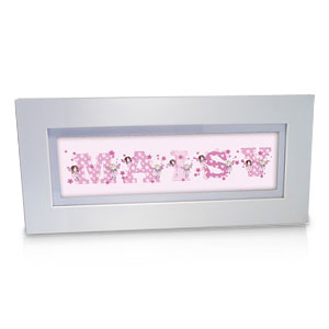 Personalised Fairy Letter Name Frame