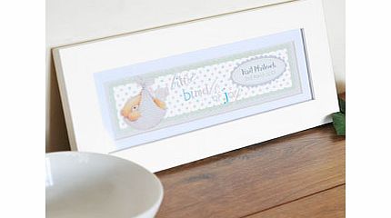Personalised Forever Friends Baby Name Frame