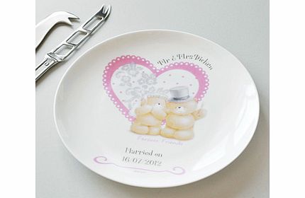 Personalised Forever Friends Wedding Plate